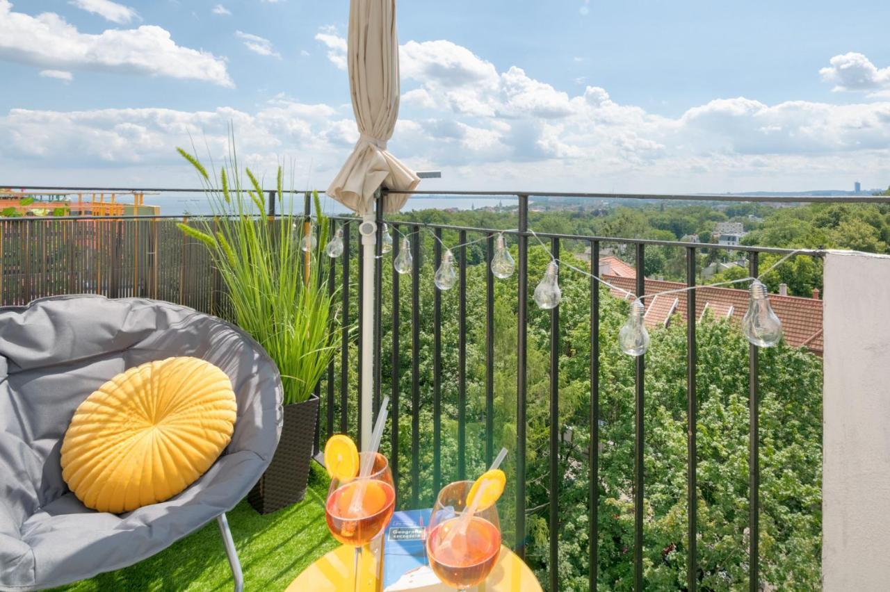 Appartement Panorama Kamienny Potok à Sopot Extérieur photo