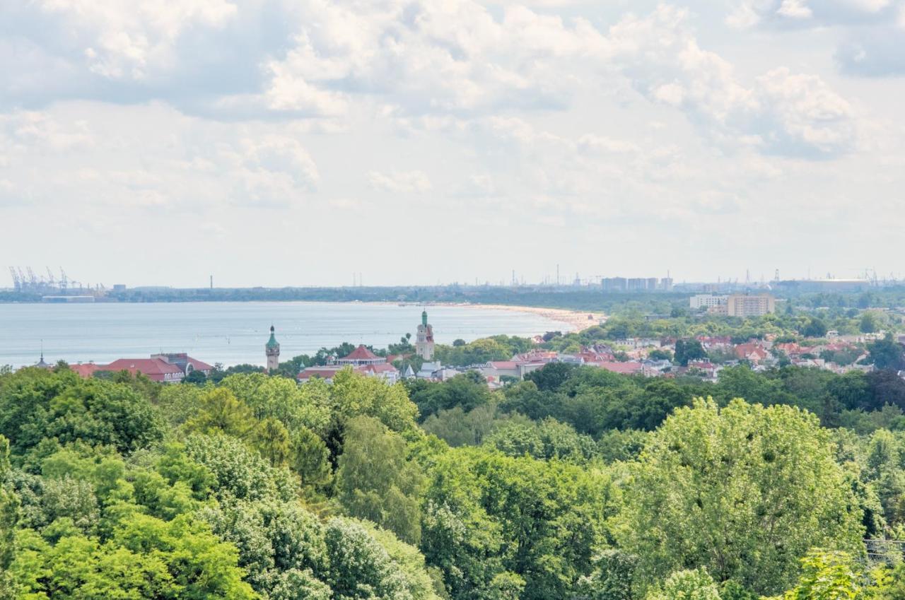 Appartement Panorama Kamienny Potok à Sopot Extérieur photo